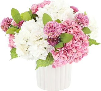 Creative Displays Inc. Handmade Faux Hydrangea & Dahlia Centerpiece