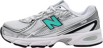 New Balance Womens 740 White Teal Silver (Womens)