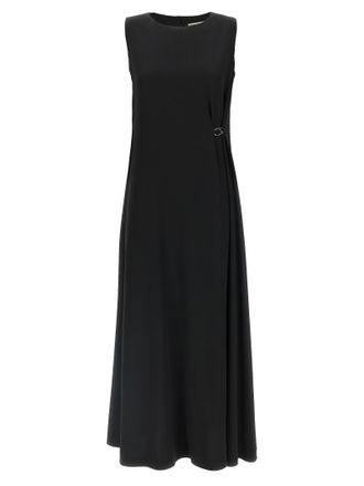 Herno Black Polyester Long Womens Dress