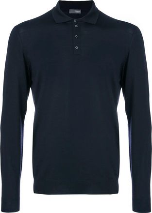 Drumohr Long Sleeve Polo