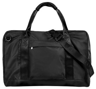 Bugatti Reisetasche BUGATTI ELIA, Damen, Gr. B/H/T: 55cm x 33cm x 20cm onesize, schwarz, Kunstfaser, leicht gl&auml;nzend, unifarben, Taschen Reisetasche