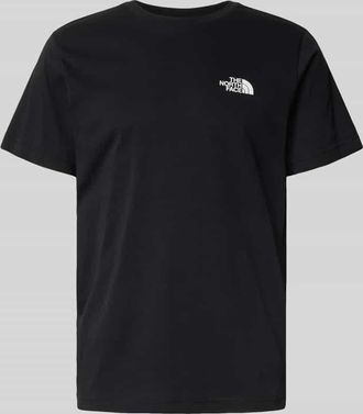 The North Face T-Shirt mit Logo und Rundhalsausschnitt in Black, Größe XL
