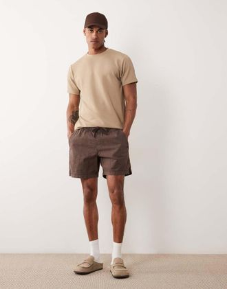 Abercrombie & Fitch Pantaloncini marroni-Marrone