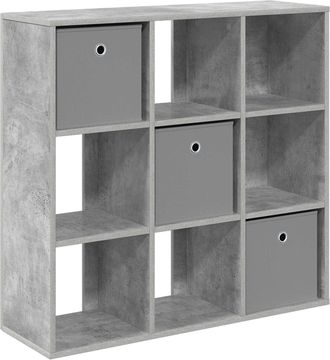 vidaXL Aparador Gris Concreto 88,5 X 29 X 84,5 Cm Vidaxl