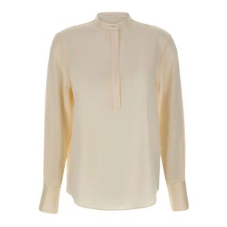 Filippa K Dames, Blouses & Shirts, Beige, Maat: L Poliester