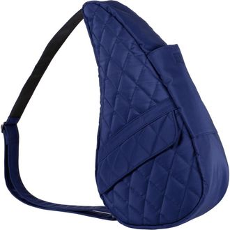 Healthy Back Bag 7403-NV Microfibre Navy Quilted Small Navy Quilted Small