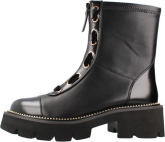 Noa Harmon Alice Veterboot - Dames - Schoenen - Zwart - Maat: 40 EU Zijde