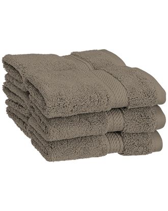 Superior Solid 6Pc Absorbent Face Egyptian Cotton Towel Set