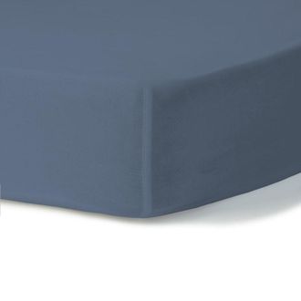 Febronie S&aacute;bana bajera algod&oacute;n azul denim 140x200x30