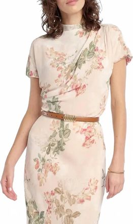 Favorite Daughter Graceful Top In Light Peach Roseg