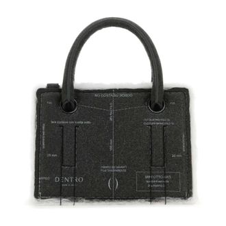 DENTRO Handbags, female, Gray, Size: ONE SIZE Borsa