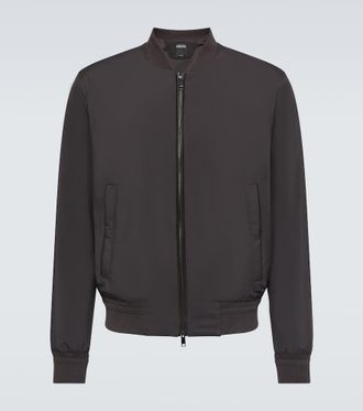 ZEGNA ブラック ジャンパー Zegna リバーシブル スポーツジャケット | ブルー | FARFETCH JP