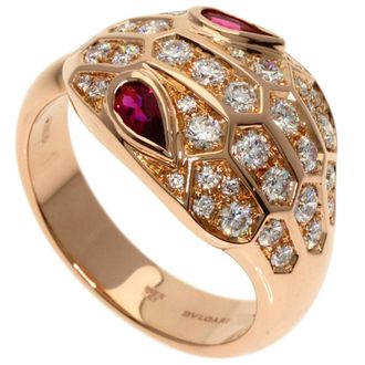 Bulgari Pink Gold (18K) Band Ring (Pre-Owned)