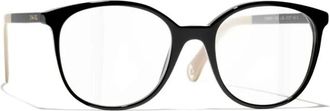 Chanel Glasses, female, Black, Size: 47 MM Ch3432 C534 Optical Frame