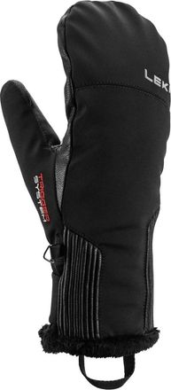 Leki Zwarte 3D Mitt voor Vallarta - Heren - Ski Accessoires - Zwart - 6 IN - Fitness