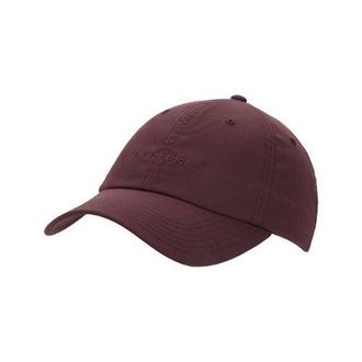 New Balance Womens 6 Panel Linear Logo Hat in Purple Polyester, size OSZ