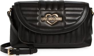 Love Moschino Borsa Quilted Shoulder Bag in Black at Nordstrom Rack