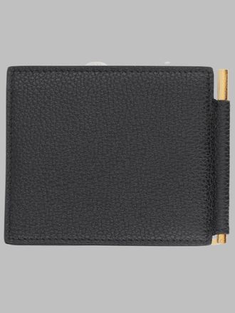 Tom Ford Bi-Fold Leather Card Holder Wallet - Black