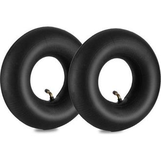 OEM Camera DAria In 2 Pezzi Da 4.10/3.50-4 Con Valvola Per Carriola, Tosaerba, Passeggino, Generatore, Carrello Da Giardino