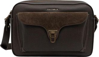 Coccinelle Compacte Crossbody Tas - Dames - Schoudertassen - Groen - ONE Size - Leer - Tassen
