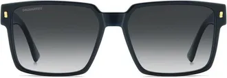 Dsquared2 Sunglasses D2 0202/G/S Pjp9 O Blue/Smoky Gray Men