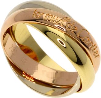 Cartier Trinity Yellow Gold (18K) Pink Gold (18K) White Gold (18K) Band Ring (Pre-Owned)