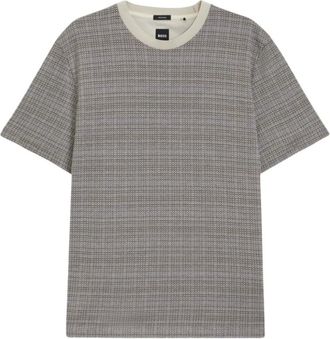 HUGO BOSS Hombre, Camisetas, Gris, Talla: L