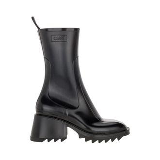 Chlo&eacute; Heeled Boots, female, Black, Size: 8 US Betty Rain Boots