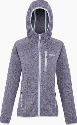 Regatta Womens Regatta Womens/Ladies Newhill II Marl Full Zip Hoodie - Wisteria Lilac Hint - Size: 12