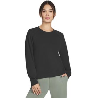Skechers Performance Skechluxe Elevate Crewneck Dames Zwart Sweatshirt