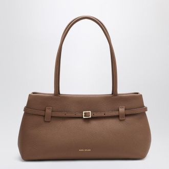 Manu Atelier Le Cambon East West Mocha Mousse Suede Bag