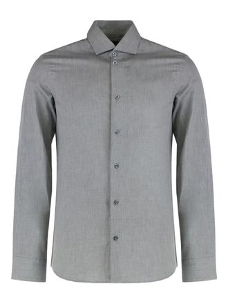 Moorer Sorrento-FML buttoned shirt - Grey