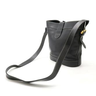 Loewe Pre-owned Bucket Bags, female, Black, Size: ONE SIZE Pre-owned Leather Bucket Bag