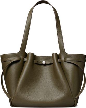 Tory Burch Romy Leather Tote in Leccio at Nordstrom