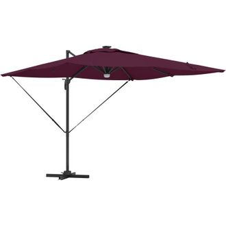 vidaXL Parasol Roma Rojo 286 X 285 X 270 Cm Aluminio, Poli&eacute;ster Vidaxl