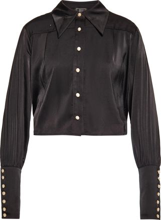 Faina overhemdblouse Dames zwart