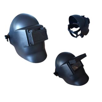 Trade Shop Trade Shop - Maschera Per Saldatura Casco Per Fabbro Protezione A Cristalli Liquidi Visiera