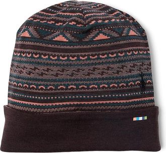 Smartwool Thermal Merino Reversible Cuffed Beanie Beanies Coral Reef Summit Soul, Wool/Merino