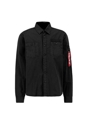 Alpha Industries Oversize-Shirt ALPHA INDUSTRIES Air Force EMB Shirt, Herren, Gr. XXL, schwarz, Obermaterial: 100% Baumwolle, Shirts Oversize-Shirt