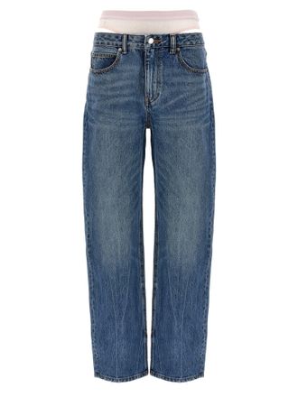 Alexander Wang Denim x Alexander Wang Schlitzer Hem Prestyle Hotfix Mesh undie Jeans