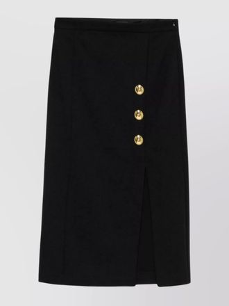 Pinko side split knee-length pencil skirt