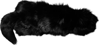 Dolce & Gabbana Fox Fur Nek Wrap Sjaal - Dames - Wintersjaals - Zwart - ONE Size - Accessoires