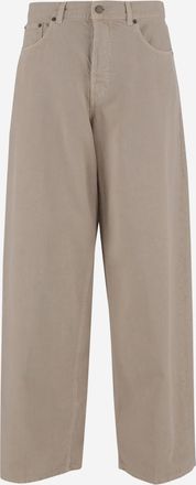 Haikure Beige Cotton And Linen Jeans