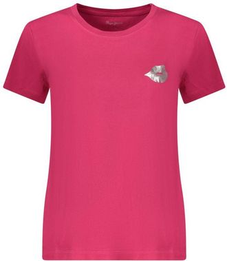 Pepe Jeans London Rosso Katoenen Dames T-Shirt