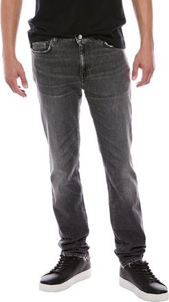 Blk Dnm Blk Dnm Charcoal Grey Straight Jean
