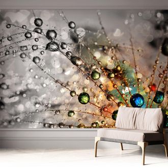 Tulup Carta Da Parati Autoadesiva - Fotomurale Adesivo - Design Elegante - Stile Moderno - Gocce Di Rugiada 312x219 Cm