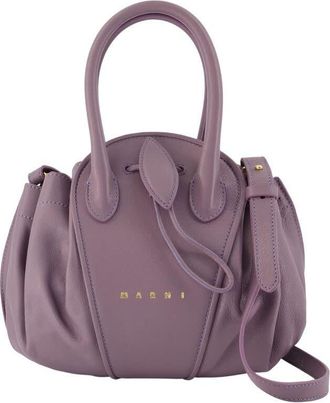 Marni Tulipea Shoulder Bag Purple