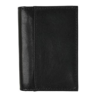 Trafalgar Store Tennyson Bi-Fold ID Window Leather Card Case in Black at Nordstrom