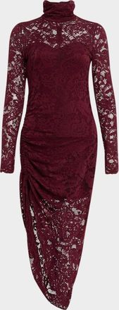 Generation Love Iria Long-Sleeve Lace Midi Dress