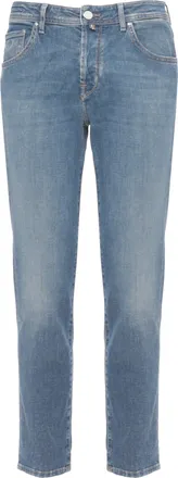 Jacob Cohen Blue Scott Cotton Jeans